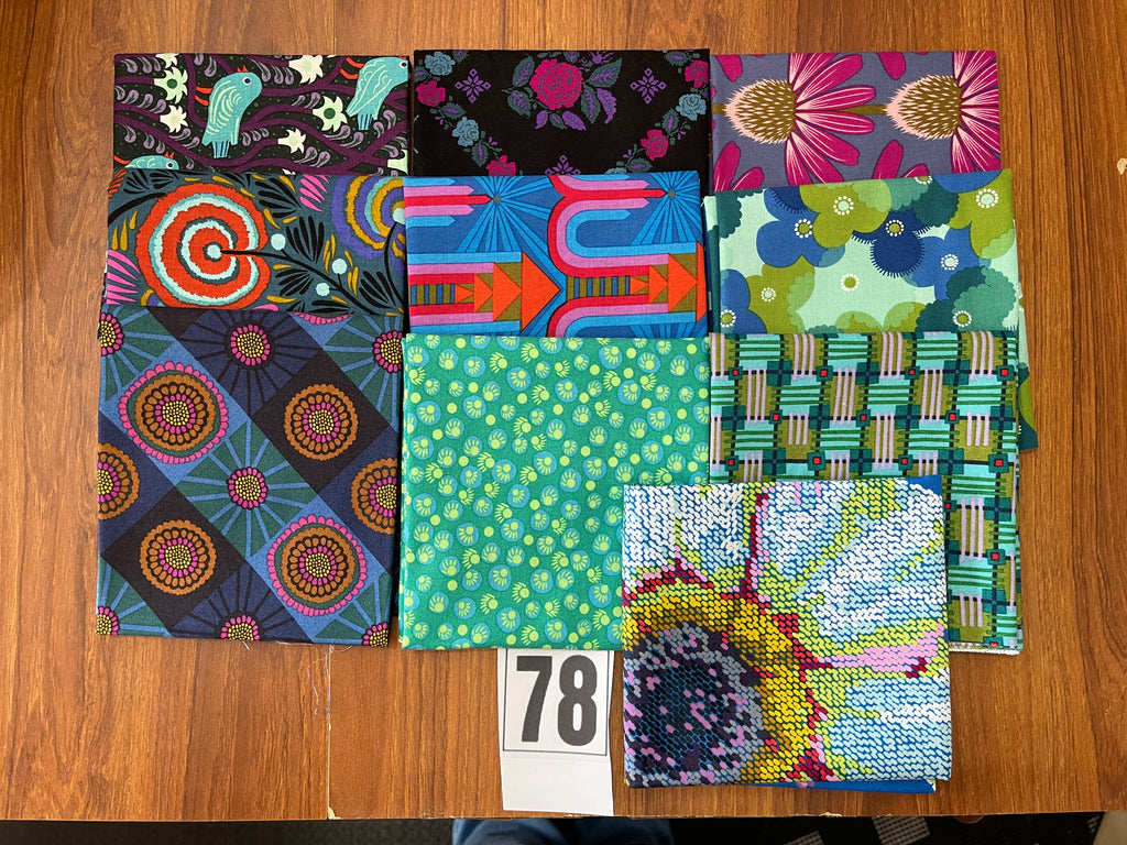 Anna Maria Horner & Consevatory Fat Quarter Bundle - 10 Metric Fat Quarters 78
