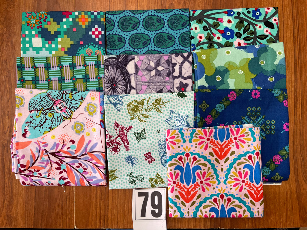 Anna Maria Horner & Consevatory Fat Quarter Bundle - 10 Metric Fat Quarters 79