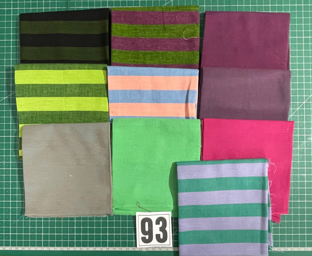 Kaffe Fassett Shot Cottons Fat Quarter Bundle - 10 Metric Fat Quarters