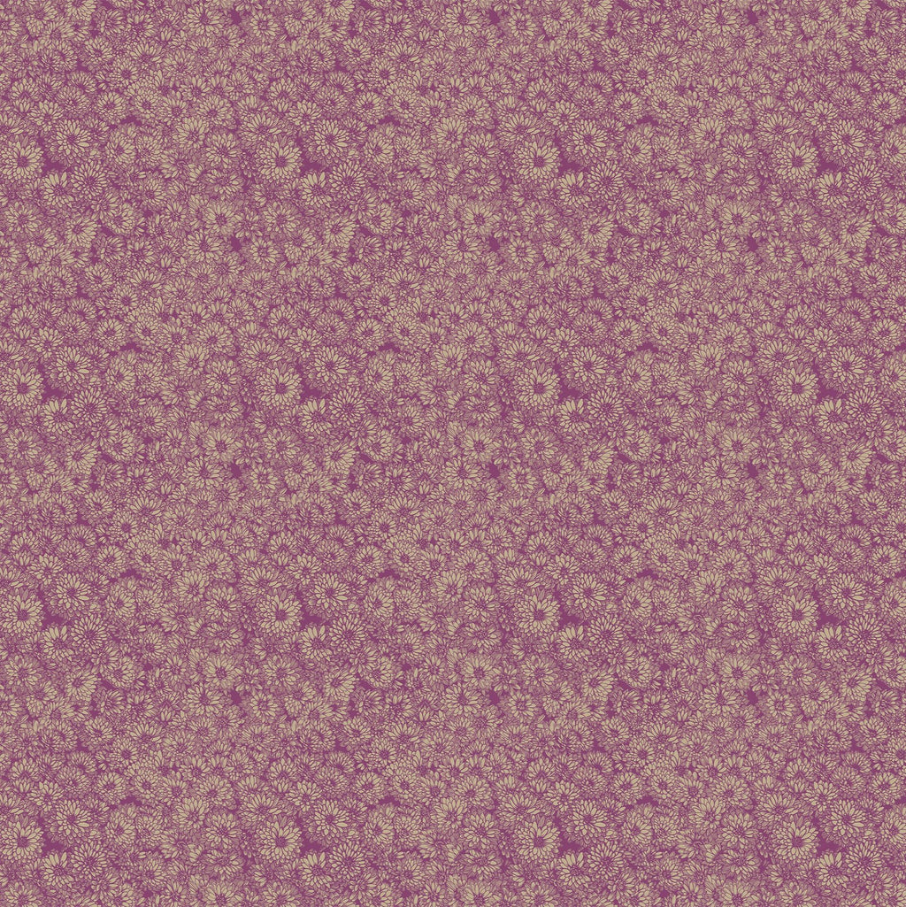 Indelible AMT1002-84V Mums MAUVE by Anna Maria Priced per 25 Cm.