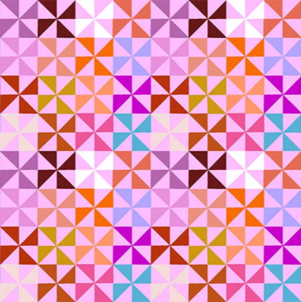 Piecework AMT113-20V Pinwheel PLAYROOM by Anna Maria Priced per 25 Cm.