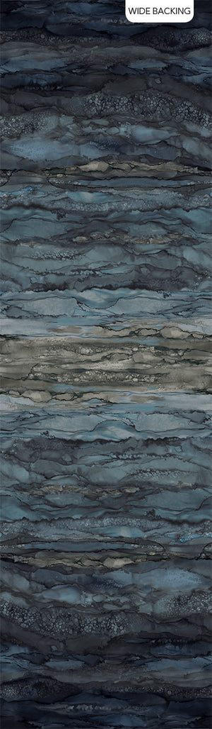 **Northcott Studio B24345-96 Bliss Ombre Ensemble GLACIER WIDEBACK 108" / 270 cms. Priced per 50 Cm.