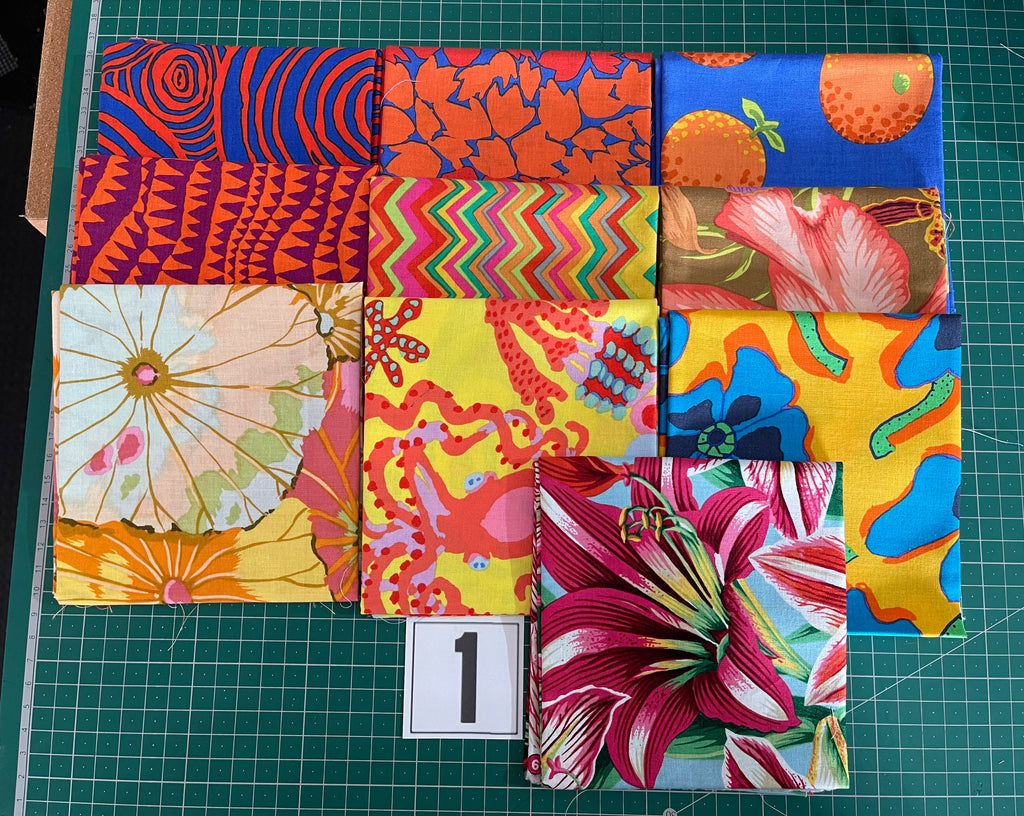 Kaffe Fassett Collective Collection Fat Quarter Bundle - 10 Metric Fat Quarters 1
