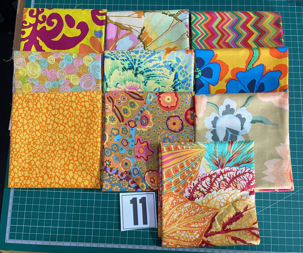 Kaffe Fassett Collective Collection Fat Quarter Bundle - 10 Metric Fat Quarters 11