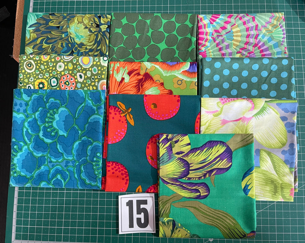 Kaffe Fassett Collective Collection Fat Quarter Bundle - 10 Metric Fat Quarters 15