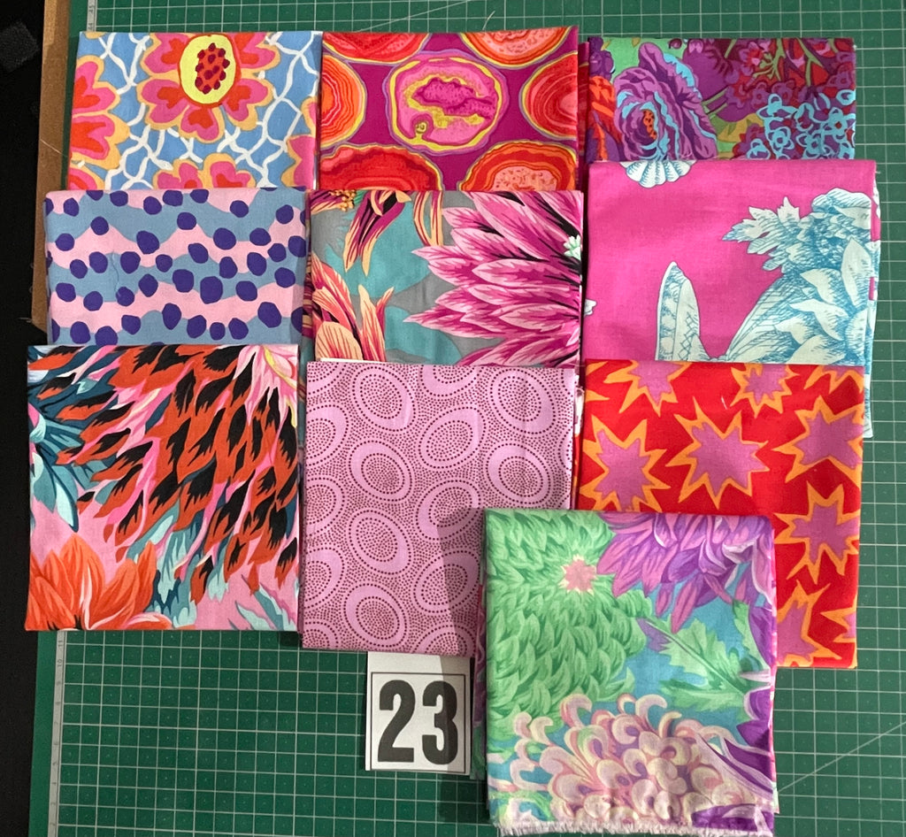Kaffe Fassett Collective Collection Fat Quarter Bundle - 10 Metric Fat Quarters 23