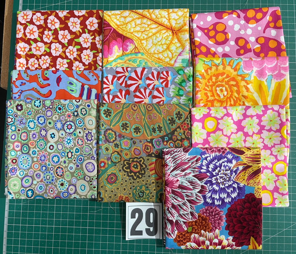 Kaffe Fassett Collective Collection Fat Quarter Bundle - 10 Metric Fat Quarters 29