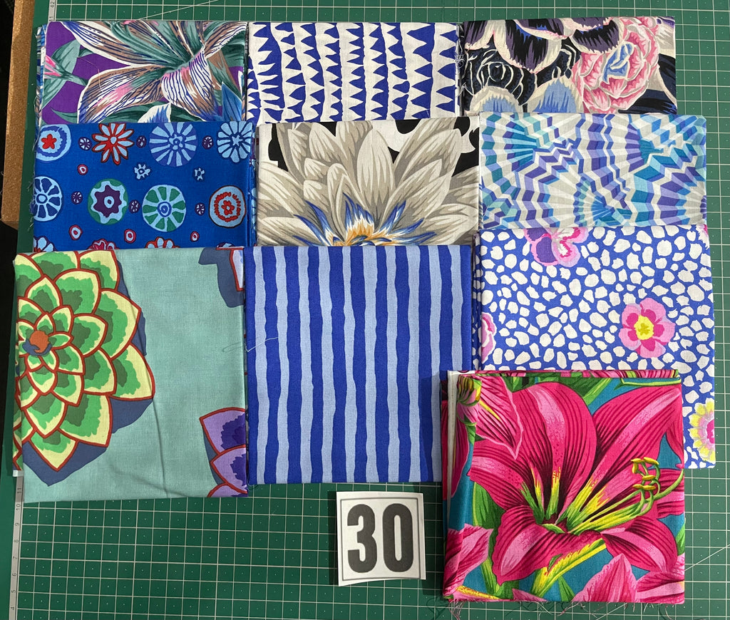 Kaffe Fassett Collective Collection Fat Quarter Bundle - 10 Metric Fat Quarters 30