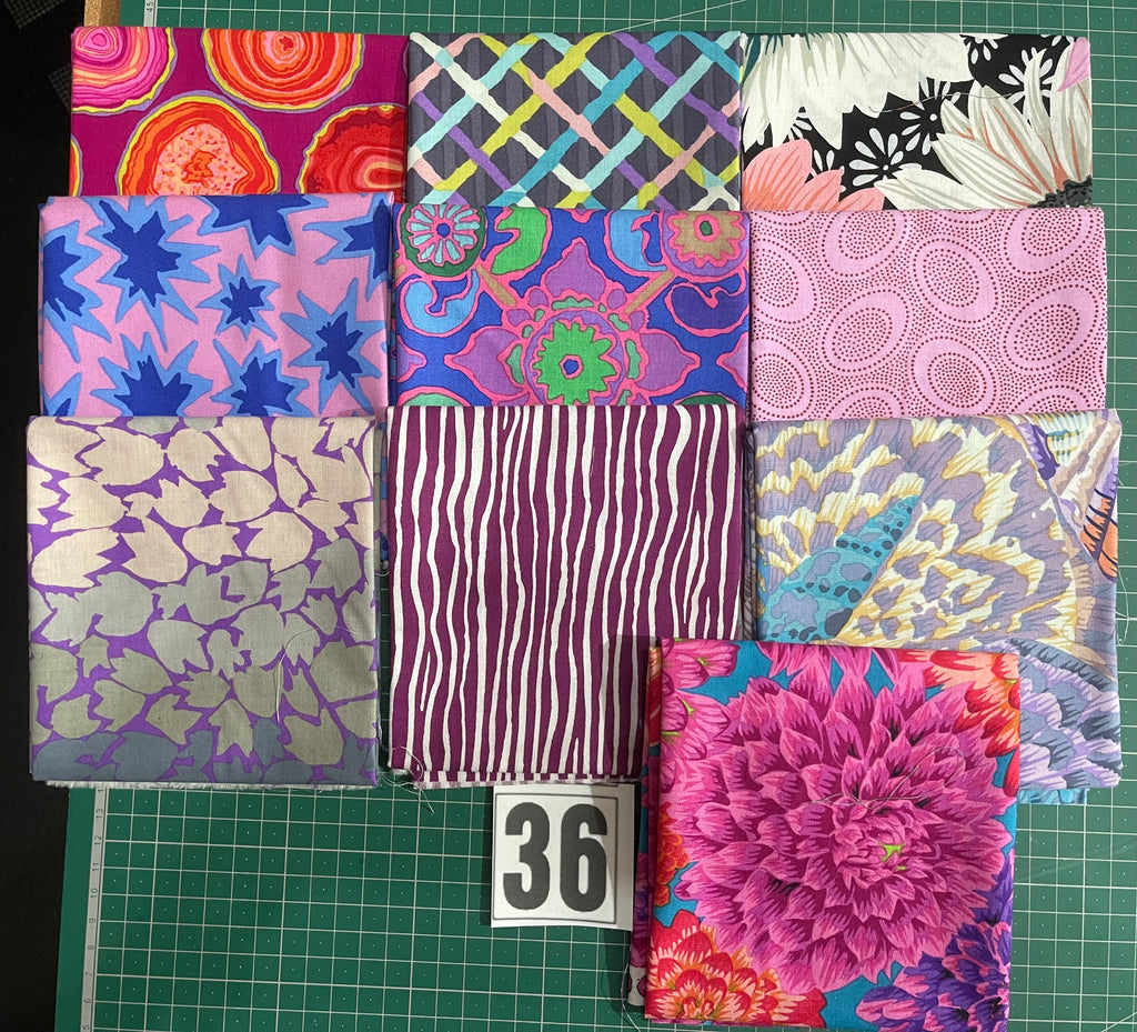 Kaffe Fassett Collective Collection Fat Quarter Bundle - 10 Metric Fat Quarters 36