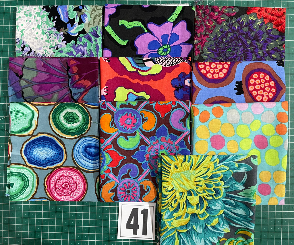 Kaffe Fassett Collective Collection Fat Quarter Bundle - 10 Metric Fat Quarters 41