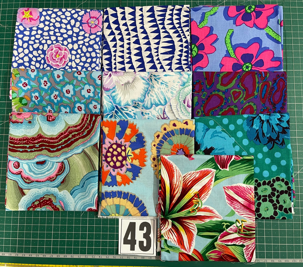 Kaffe Fassett Collective Collection Fat Quarter Bundle - 10 Metric Fat Quarters 43