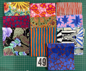 Kaffe Fassett Collective Collection Fat Quarter Bundle - 10 Metric Fat Quarters 49