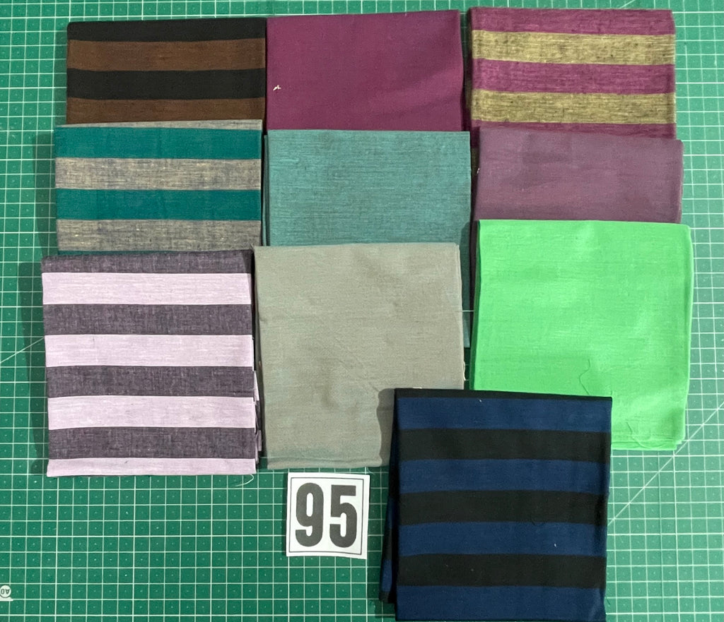Kaffe Fassett Shot Cottons Fat Quarter Bundle - 10 Metric Fat Quarters