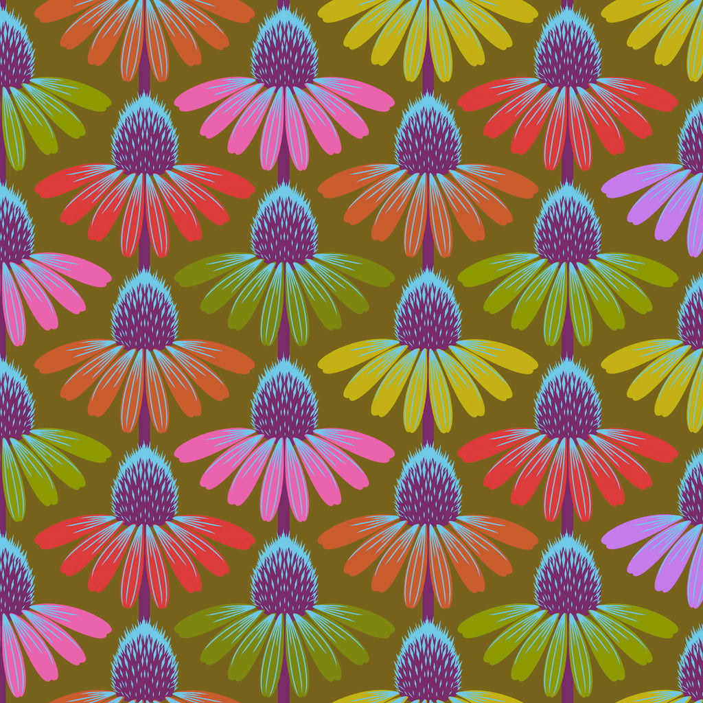 Echinacea Glow AUTUMN by Anna Maria Horner PWAH149.Priced per 25cm