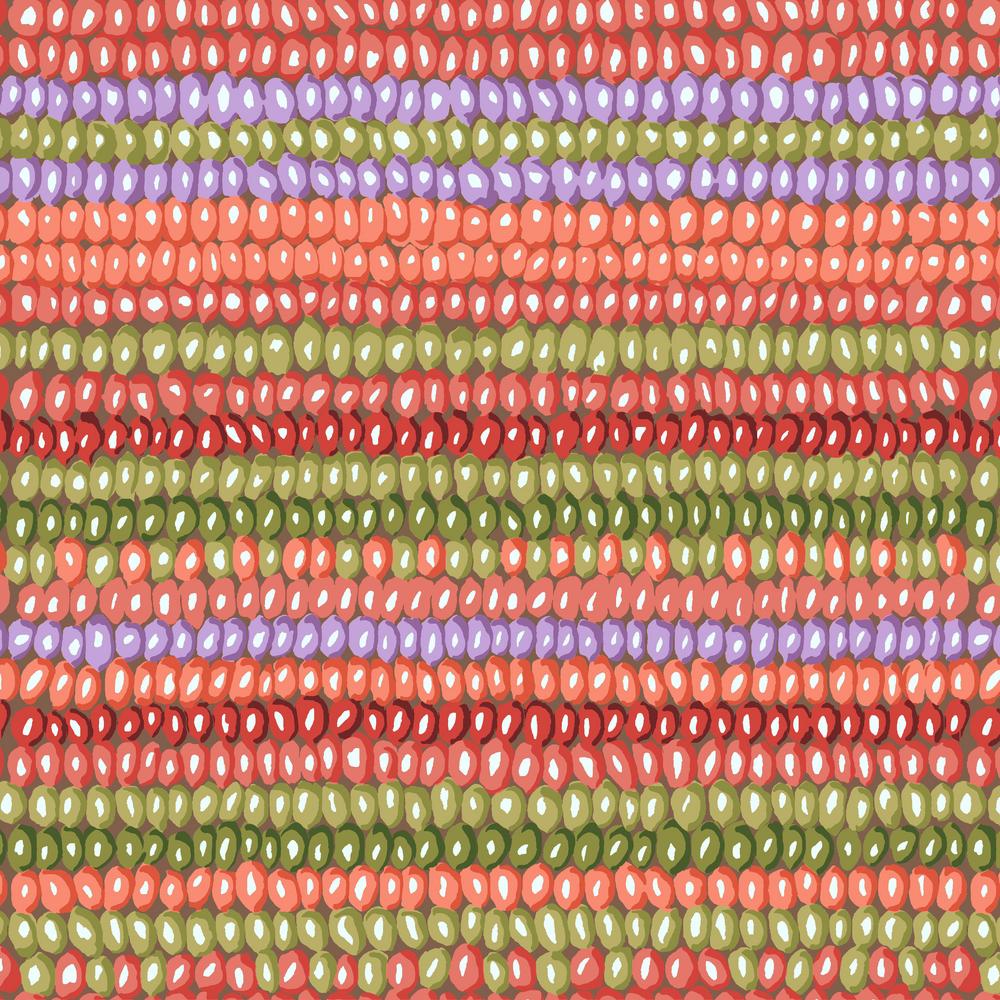 KFC Bead Stripe JUNGLE PWGP050.*LAST CHANCE Priced per 25cm