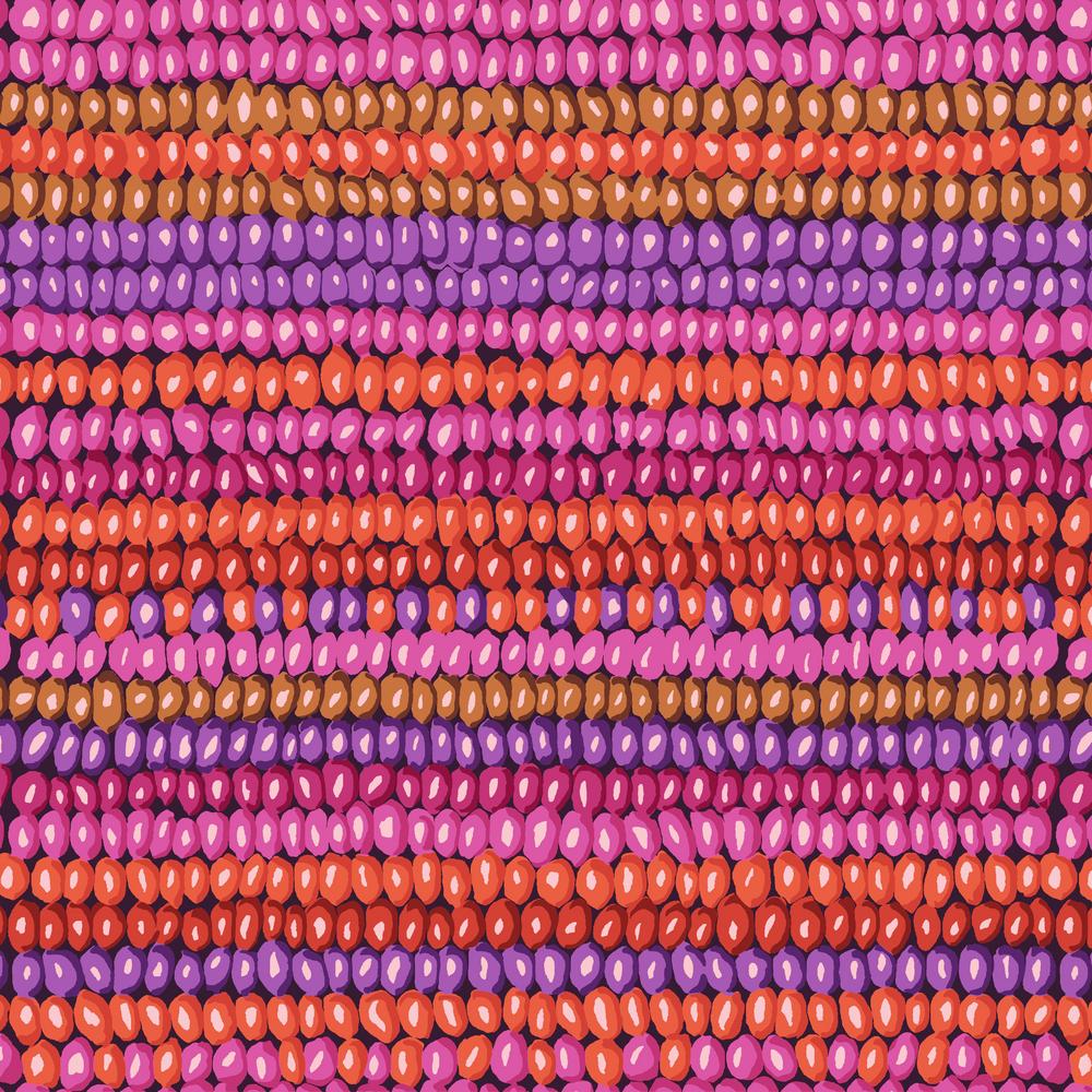 KFC Bead Stripe MAGENTA PWGP050.Priced per 25cm