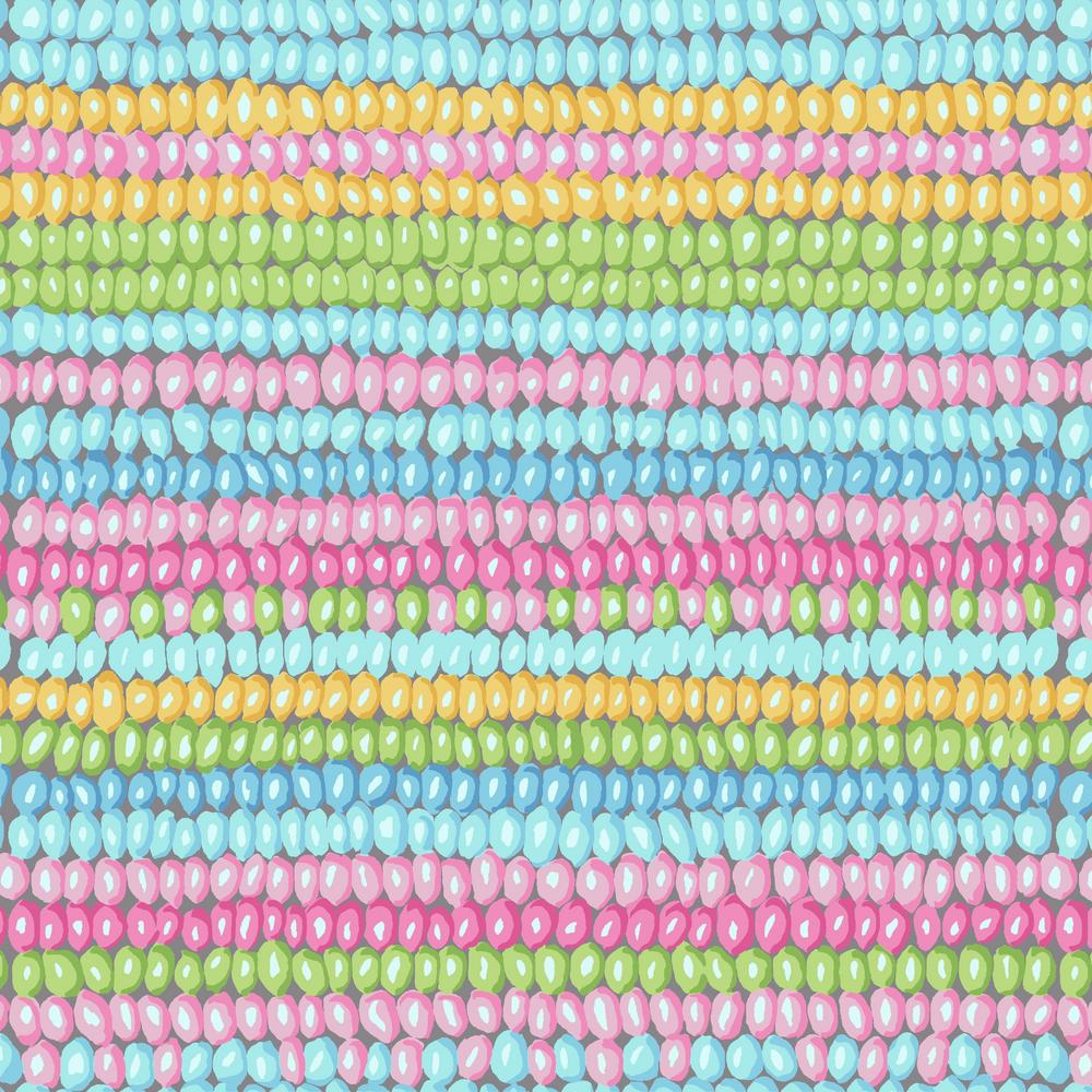 KFC Bead Stripe PASTEL PWGP050.*LAST CHANCE Priced per 25cm