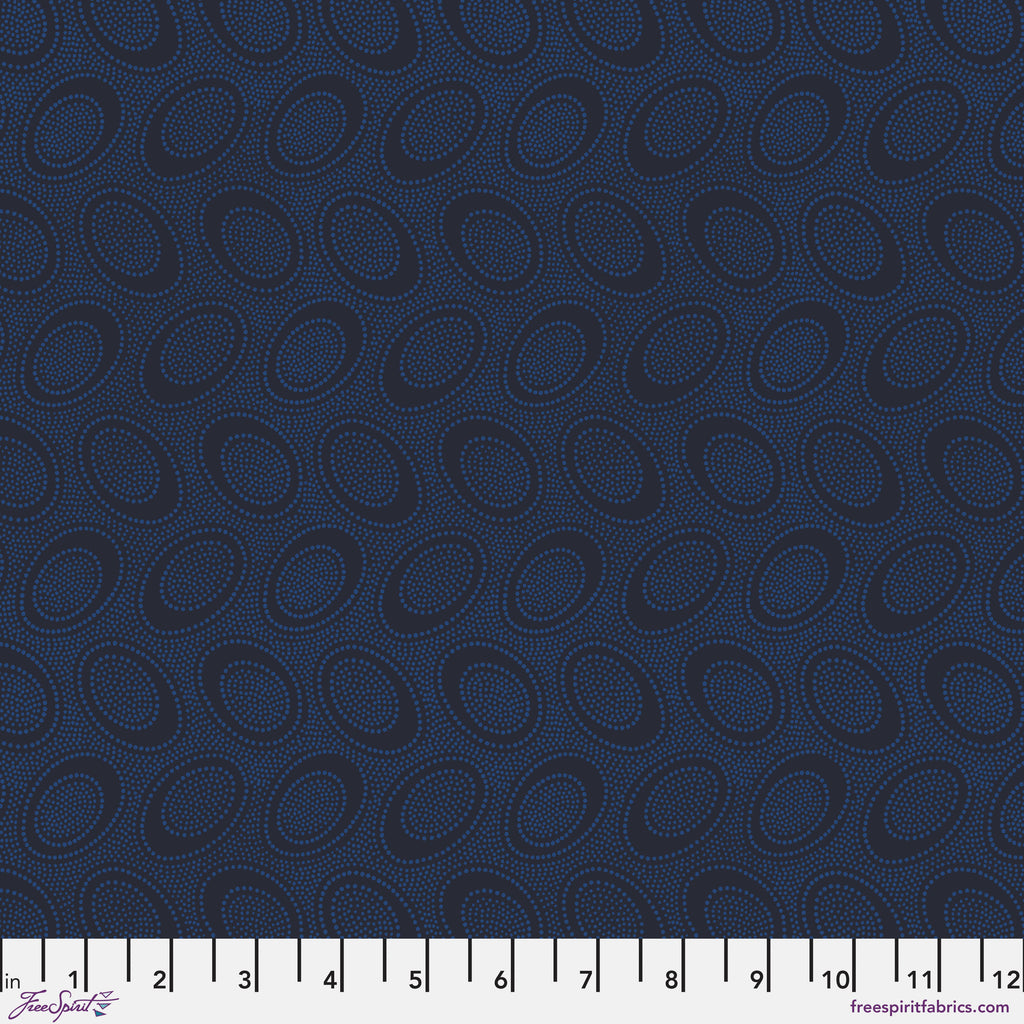 KFC Aboriginal Dot MIDNIGHT PWGP071 Feb 2025 Priced per 25cm
