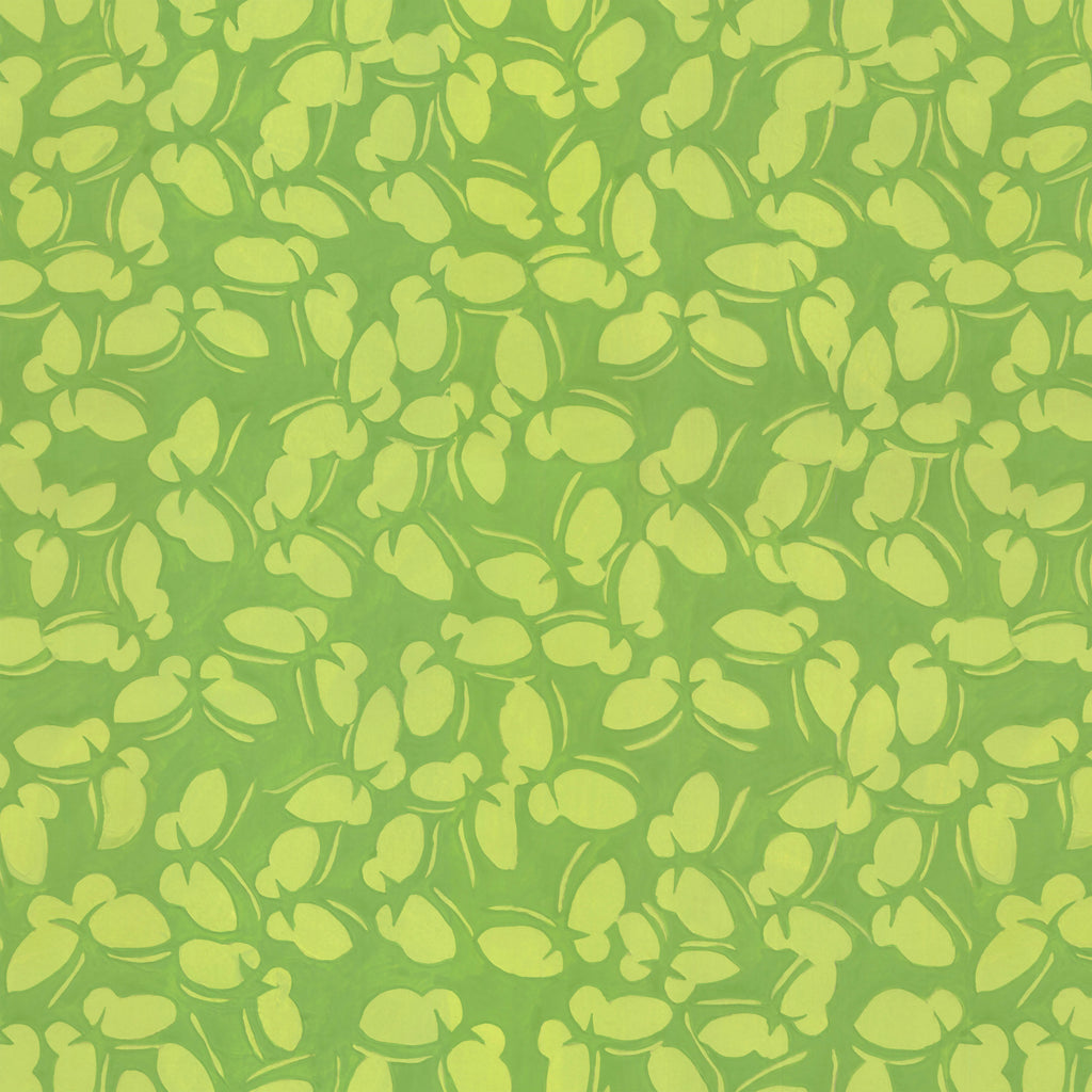 COTTAGE GARDEN Dancing Butterflies GREEN PWSL135 by Philip Jacobs.Priced per 25cm