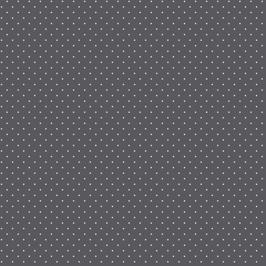 *Pre Order GRAYWORK TRUE COLORS PWTP185.CARBON Tiny Dots.Priced per 25cm - Due Oct/Nov