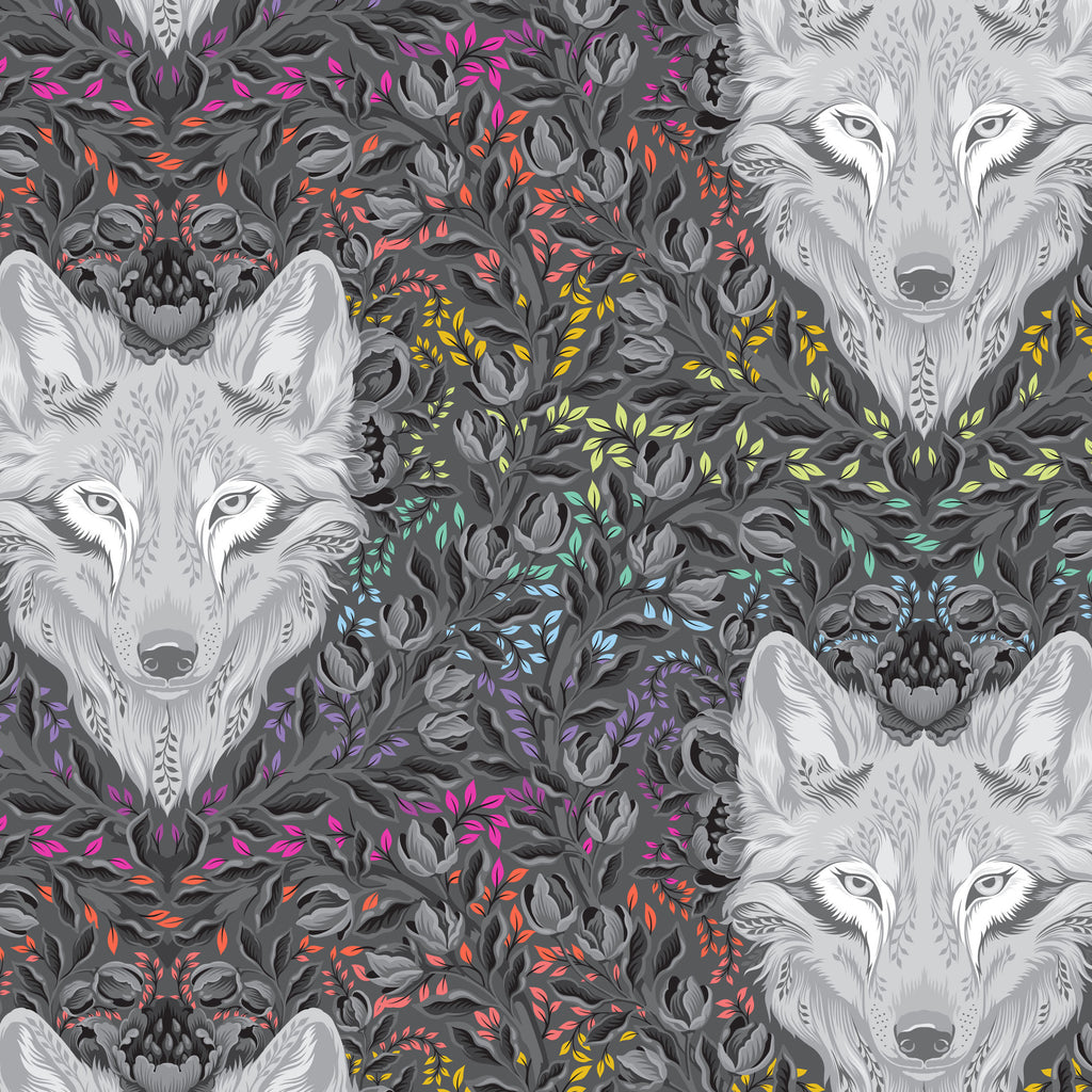 *Pre Order GRAYWORK PWTP256.CARBON Wolf of Pink Street Priced per 25cm - Due Oct/Nov