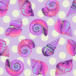 *Pre Order Floral Reef Backing Fabric - Big Shelly QBTP021.ULTRAVIOLET.Priced per 50 Cm. Due June 2026 (Copy) (Copy)