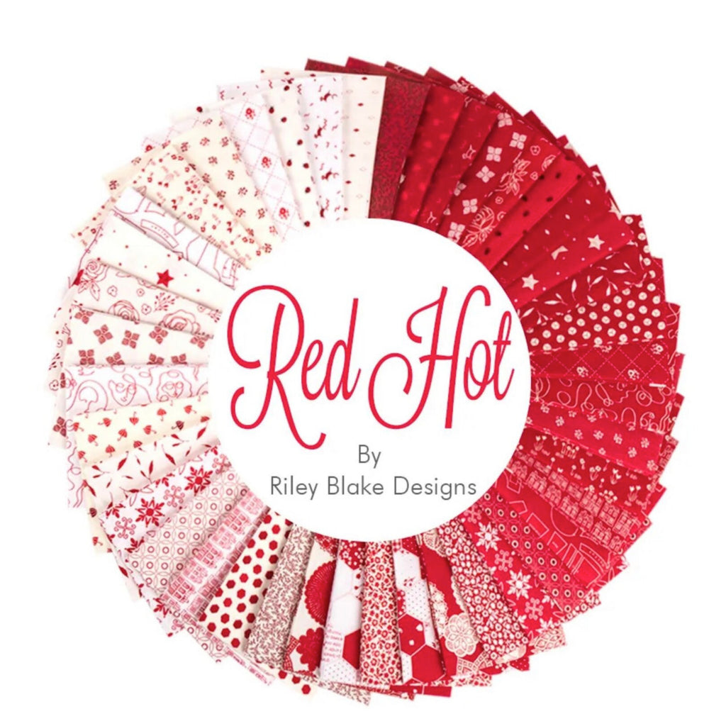 *Red Hot FQ Bundle 42pcs