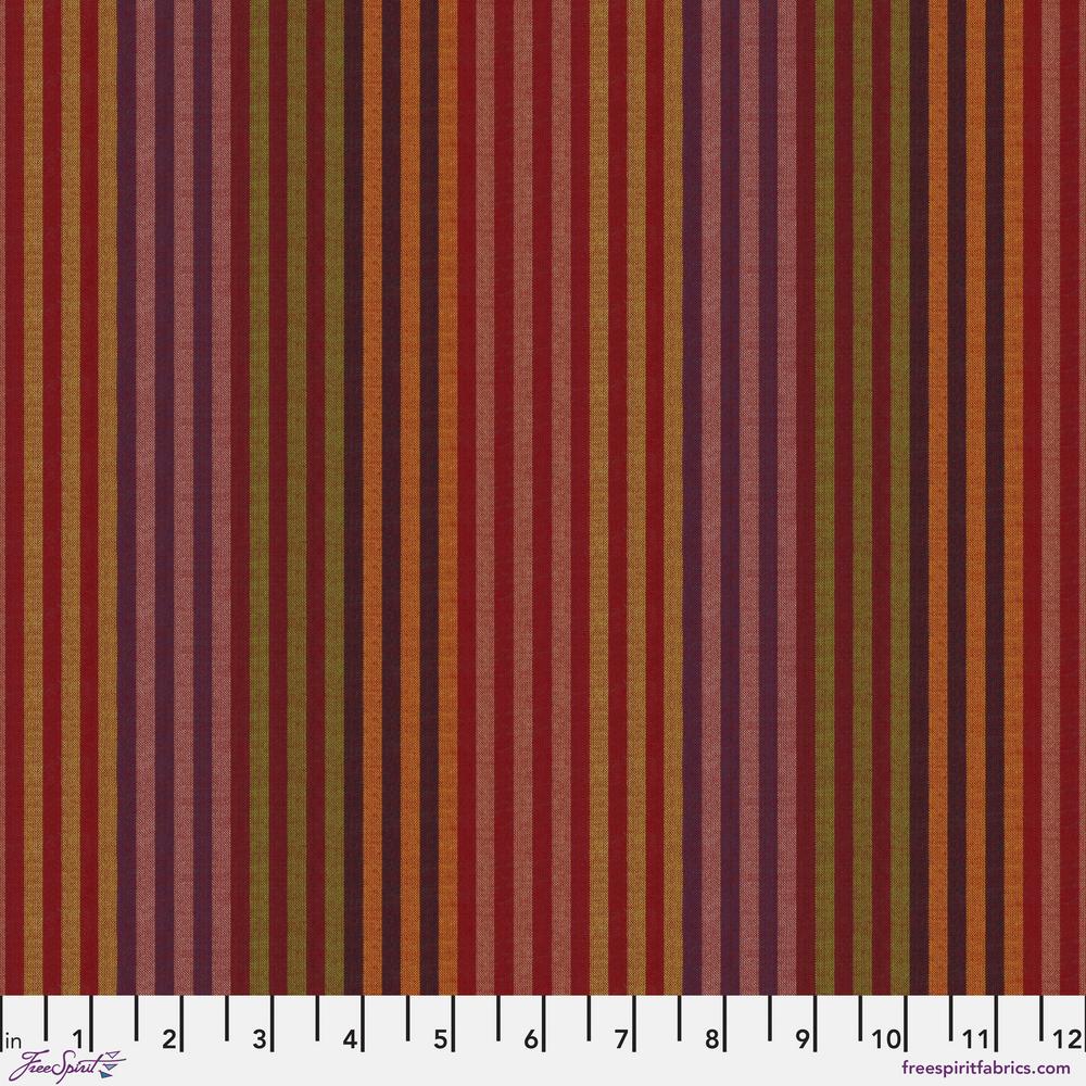 Kaffe Fassett WOVEN STRIPES WSGP001.EARTH Caterpillar Stripe.Priced per 25cm
