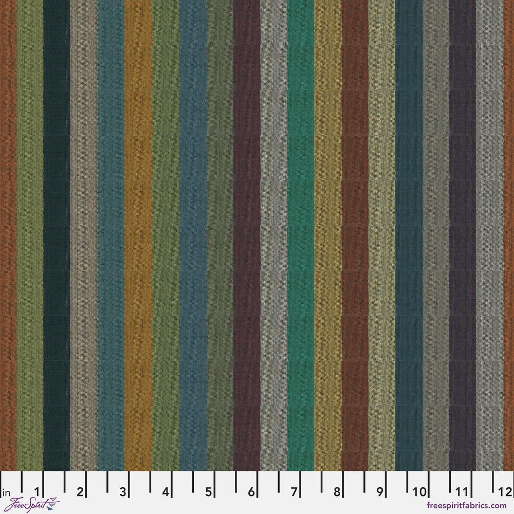 Kaffe Fassett WOVEN STRIPES WSGP003.MULTI Broad Stripe.Priced per 25cm
