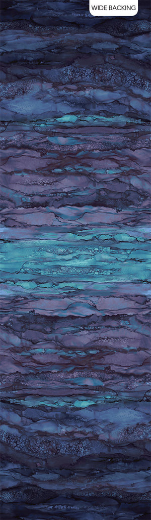 **Northcott Studio B24345-49 Bliss Ombre Ensemble TWILIGHT WIDEBACK 108" / 270 cms. Priced per 50 Cm.