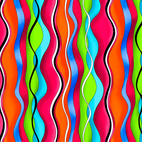 JUBILEE WAVY STRIPE Style 27353X.Priced per 25cm.