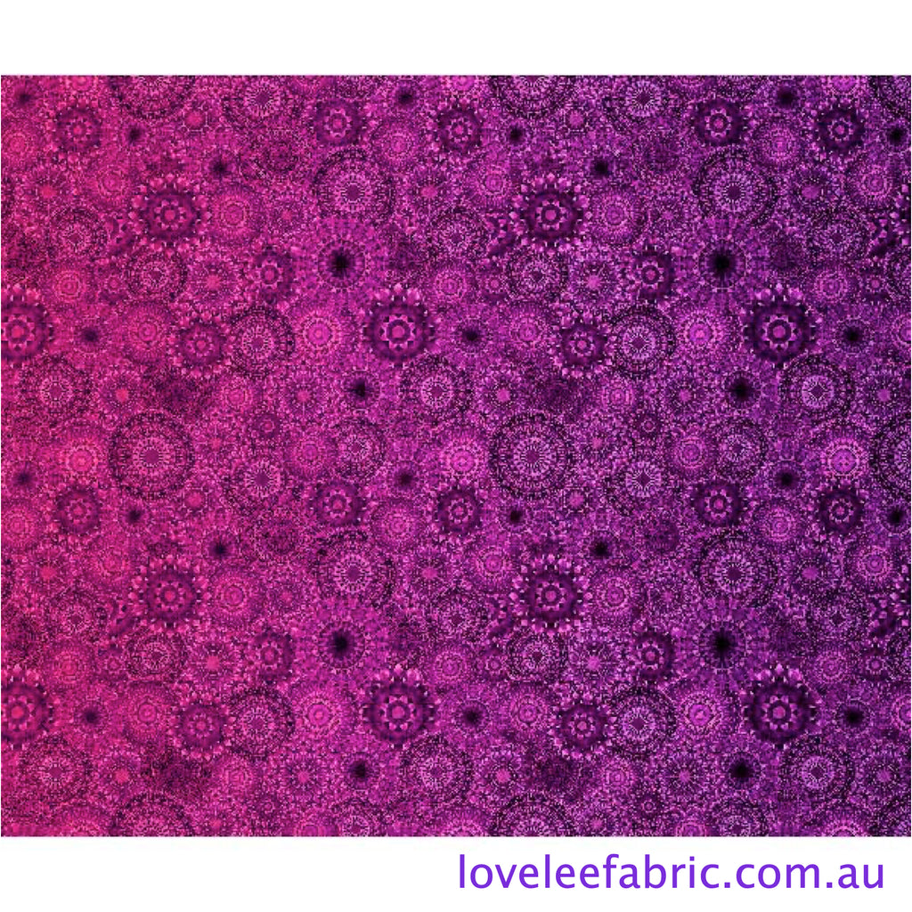 Jewelscape KALEIDOSCOPE MEDALLION LILAC 28979 VP.Priced per 25cm.