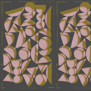 Vestige by Bookhou - Shapes ROSE.Priced per 25cm.