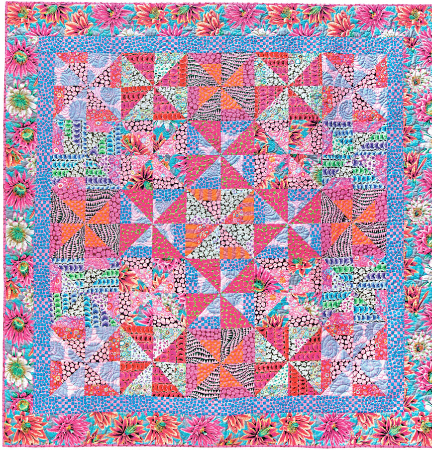 *KFC FABRIC PACK Cotton Candy Pinwheels - Quilts in an English Village