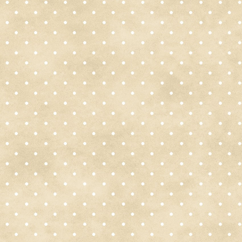 MayWood Studio Beautiful Basics 609 EE Dots SOFT TAN.Priced per 25 Cm.