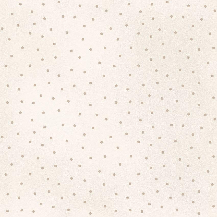 MayWood Studio Beautiful Basics 8119EA Scattered Dots NATURAL/TAUPE.Priced per 25 Cm.
