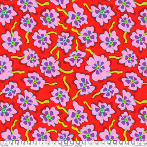 KFC Camo Flower RED PWBM088 AUG 2023.Priced per 25cm