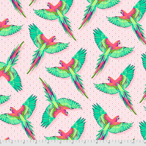DAYDREAMER Macaw Ya Later DRAGONFRUIT PWTP170. Priced per 25cm.Tula Pink