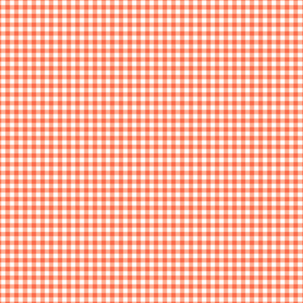 Sweet Bees Gingham Check Light Coral by SusyBee SB20368-420.Priced per 25cm