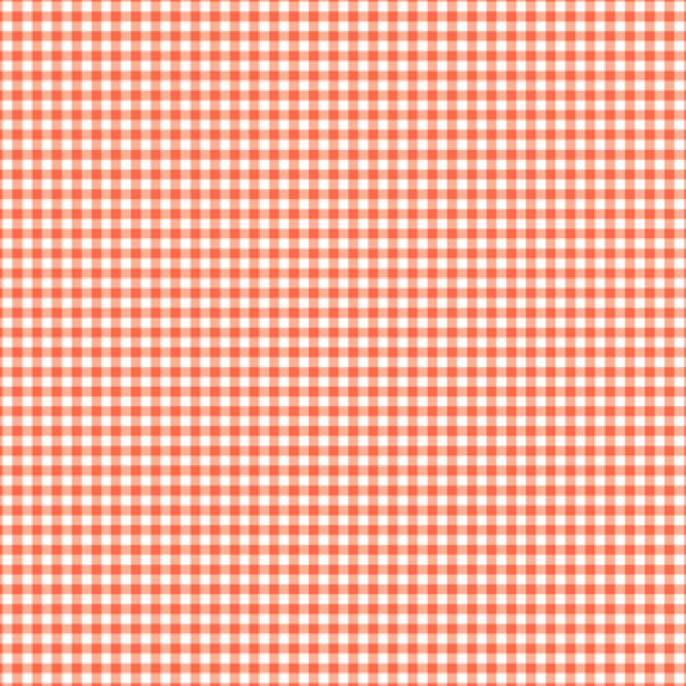 Sweet Bees Gingham Check Light Coral by SusyBee SB20368-420.Priced per 25cm