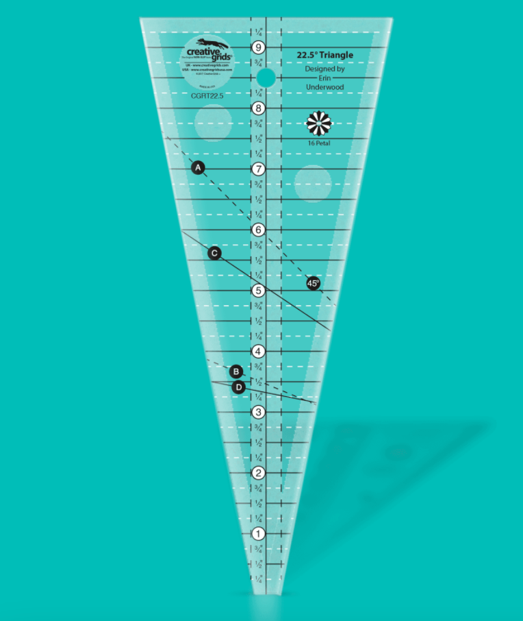 Creative Grids Triangle Squared CGRT225