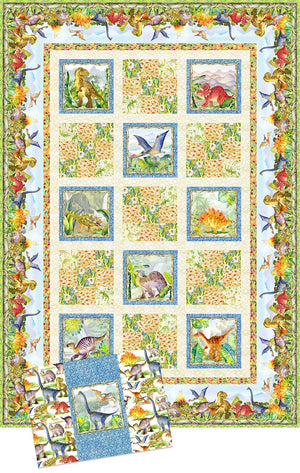 *+Dinosaur Friends Quilt Kits  by Jason Yenter