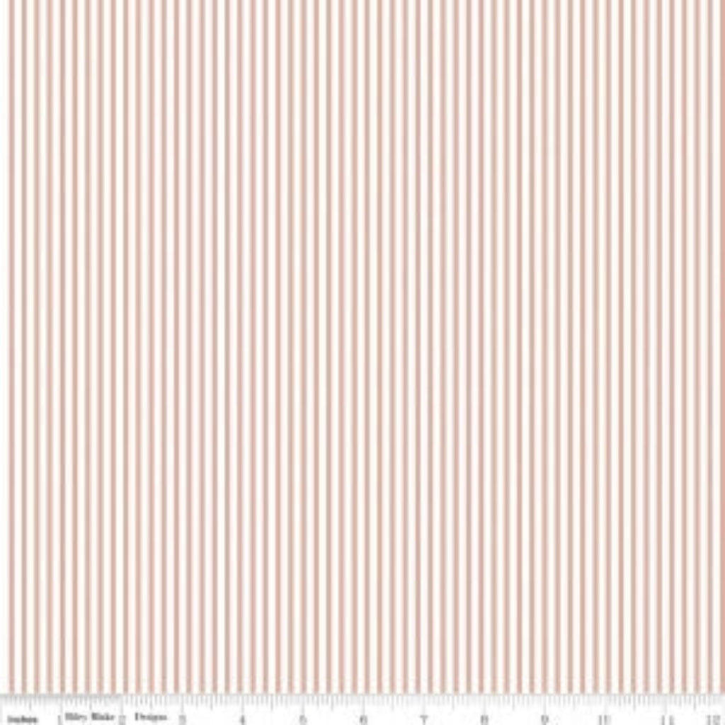 Sparkle Cotton SC545 ROSE GOLD Stripes METALLIC.Priced per 25cm.