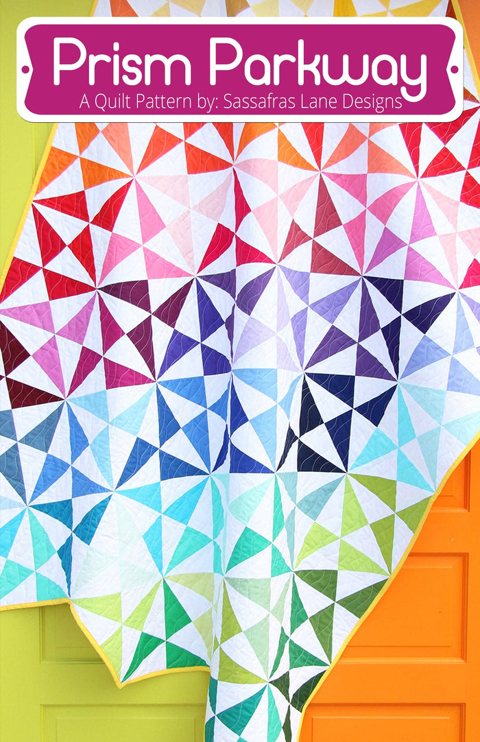 Prism Parkway Quilt Pattern: Paper Pattern