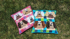 Puppy Kisses Quilt Pattern: Paper Pattern