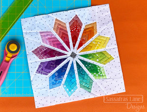 Colorburst Quilt Block