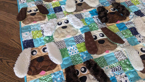 Puppy Kisses Quilt Pattern: Paper Pattern