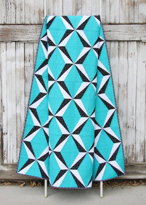 Quadrant Court Quilt Pattern: Paper Pattern
