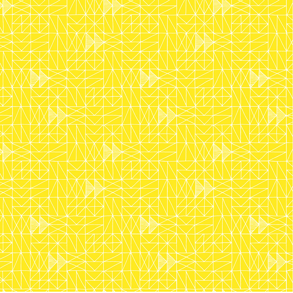 Windham Foundation 2 Cotton Patchwork 54639-13 Yellow.Priced per 25 Cm.