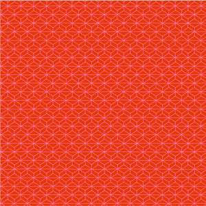 Windham Foundation 2 Cotton Conundrum 54643-21 Red.Priced per 25 Cm.